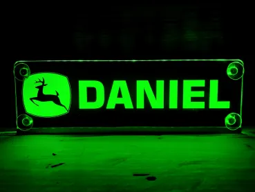 John Deere LED Namensschild